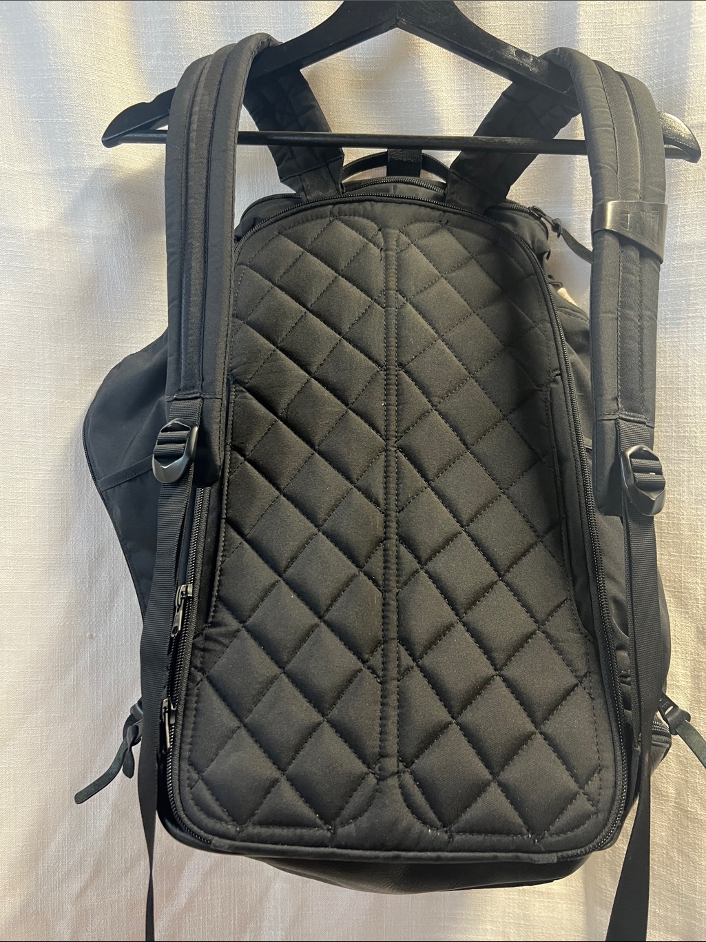 No Reception Club The Getaway Travel Backpack With Compartments Black — image 6 of 8